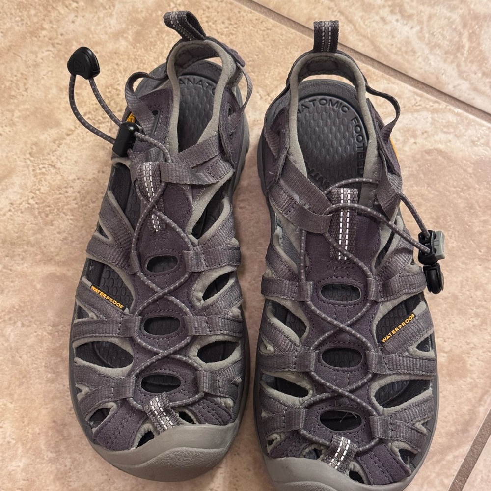 Keen Gray Waterproof Outdoor Sandals, SZ 6, NWOB